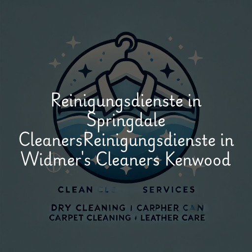 Reinigungsdienste in