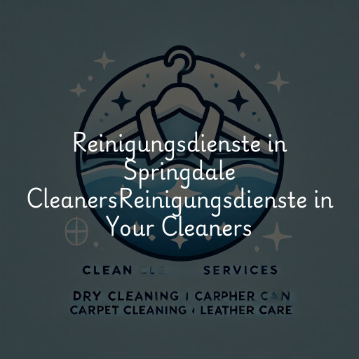 Reinigungsdienste in