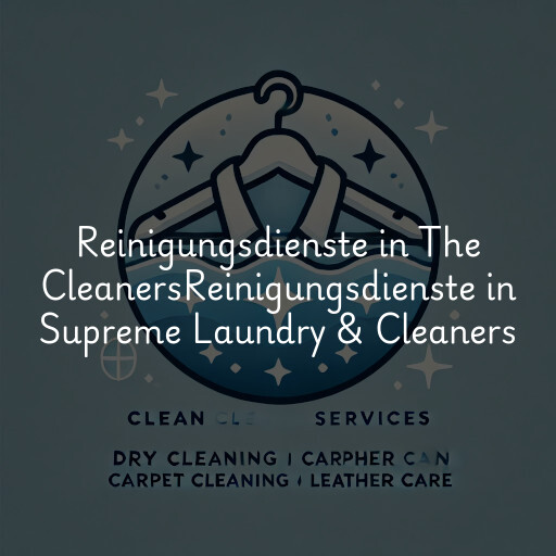 Reinigungsdienste in