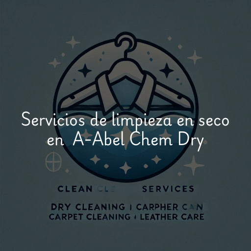 Servicios de limpieza en seco en A-Abel Chem Dry