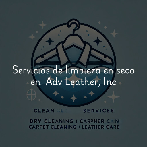 Servicios de limpieza en seco en Adv Leather, Inc