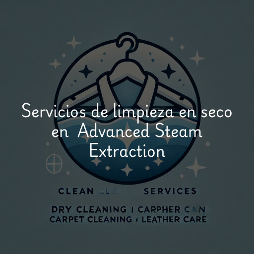Servicios de limpieza en seco en Advanced Steam Extraction