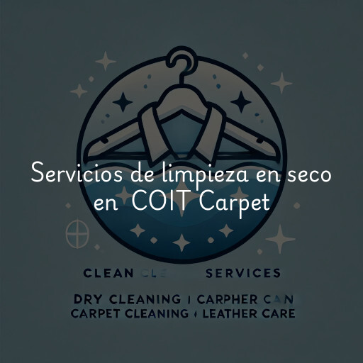 Servicios de limpieza en seco en COIT Carpet & Drapery Cleaners