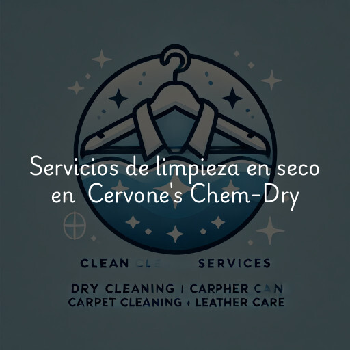 Servicios de limpieza en seco en Cervone's Chem-Dry