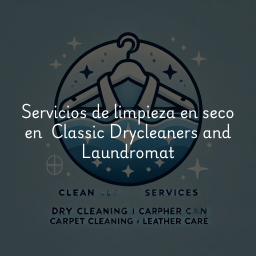 Servicios de limpieza en seco en Classic Drycleaners and Laundromat