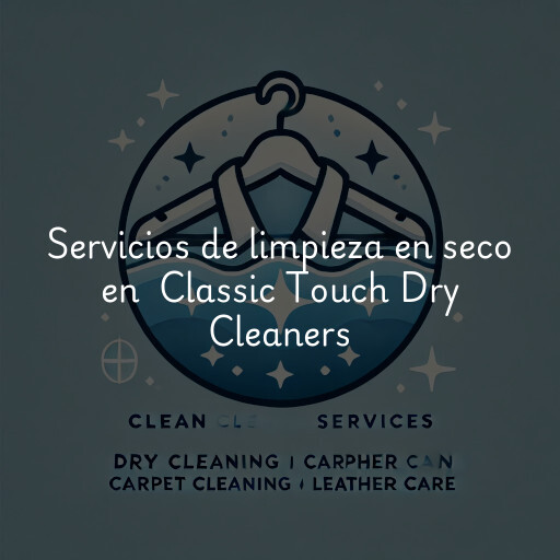 Servicios de limpieza en seco en Classic Touch Dry Cleaners