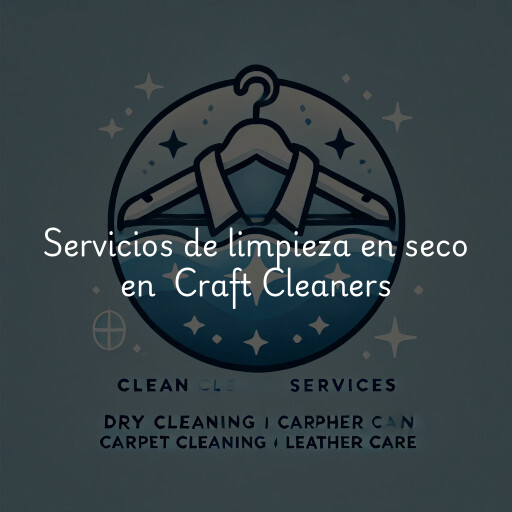 Servicios de limpieza en seco en Craft Cleaners