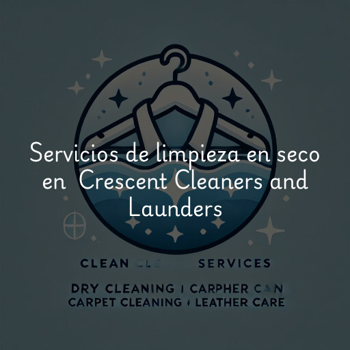 Servicios de limpieza en seco en Crescent Cleaners and Launders