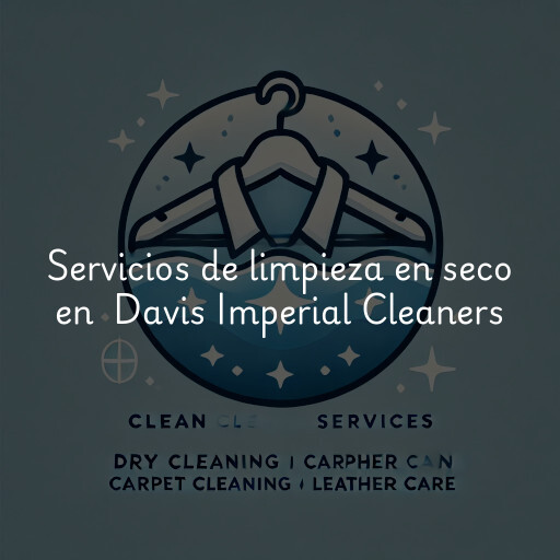 Servicios de limpieza en seco en Davis Imperial Cleaners