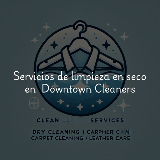 Servicios de limpieza en seco en Downtown Cleaners