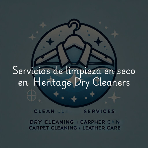 Servicios de limpieza en seco en Heritage Dry Cleaners