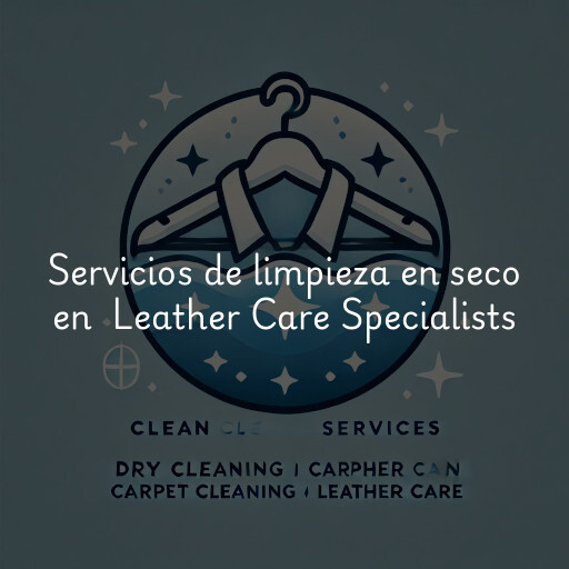 Servicios de limpieza en seco en Leather Care Specialists