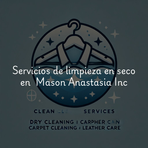 Servicios de limpieza en seco en Mason Anastasia Inc