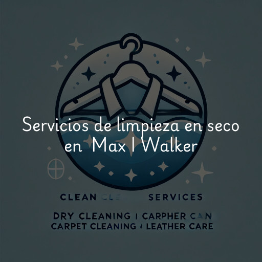 Servicios de limpieza en seco en Max I Walker