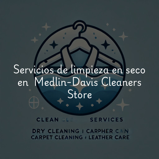 Servicios de limpieza en seco en Medlin-Davis Cleaners Store