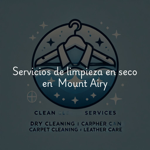 Servicios de limpieza en seco en Mount Airy