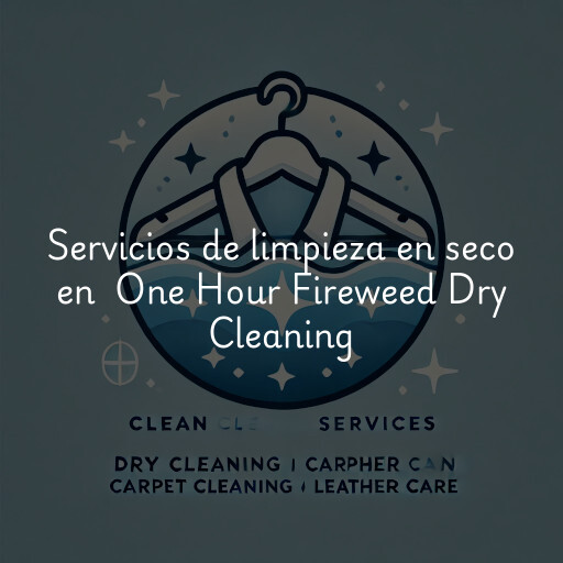 Servicios de limpieza en seco en One Hour Fireweed Dry Cleaning