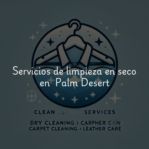 Servicios de limpieza en seco en Palm Desert