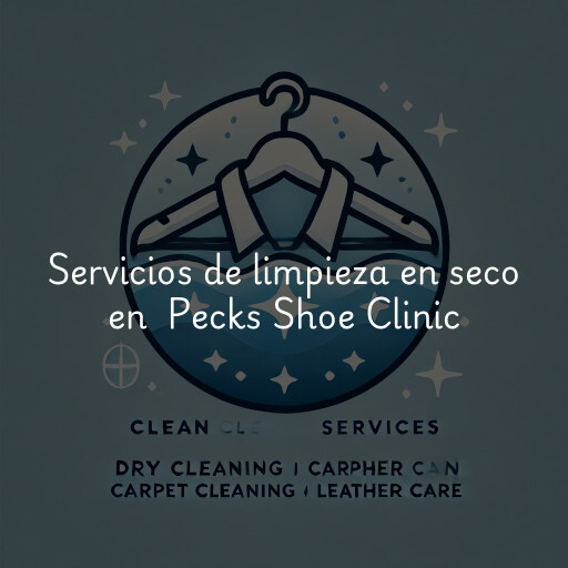 Servicios de limpieza en seco en Pecks Shoe Clinic