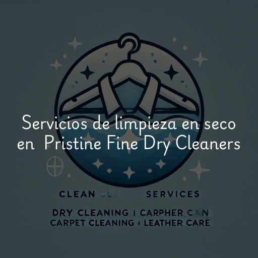 Servicios de limpieza en seco en Pristine Fine Dry Cleaners