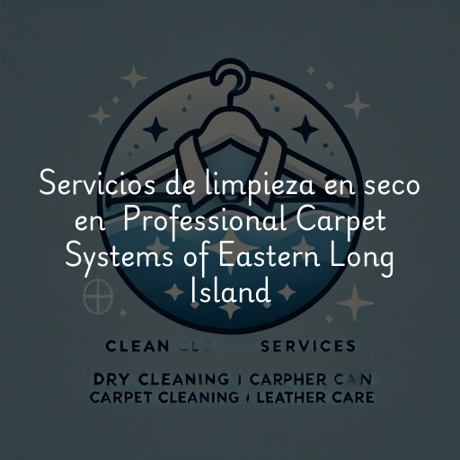 Servicios de limpieza en seco en Professional Carpet Systems of Eastern Long Island