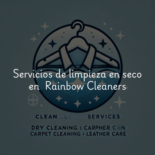 Servicios de limpieza en seco en Rainbow Cleaners
