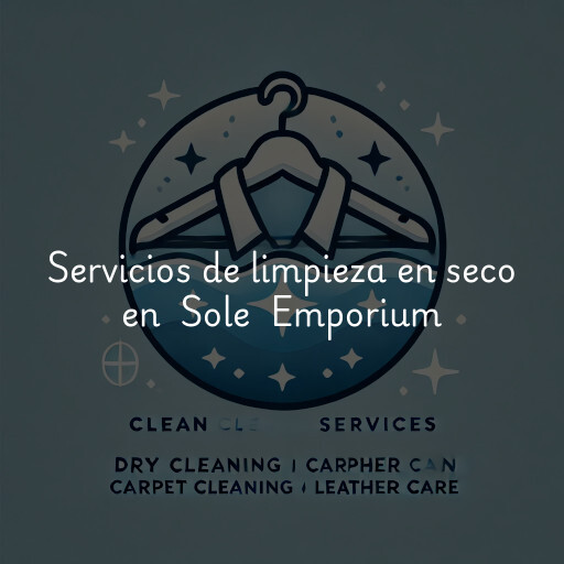 Servicios de limpieza en seco en Sole  Emporium