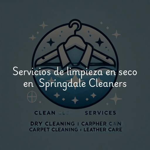 Servicios de limpieza en seco en Springdale Cleaners