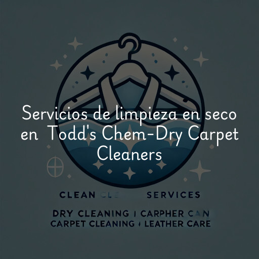 Servicios de limpieza en seco en Todd's Chem-Dry Carpet Cleaners
