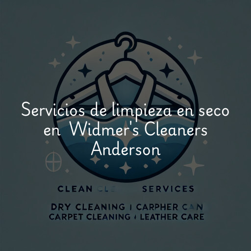 Servicios de limpieza en seco en Widmer's Cleaners Anderson