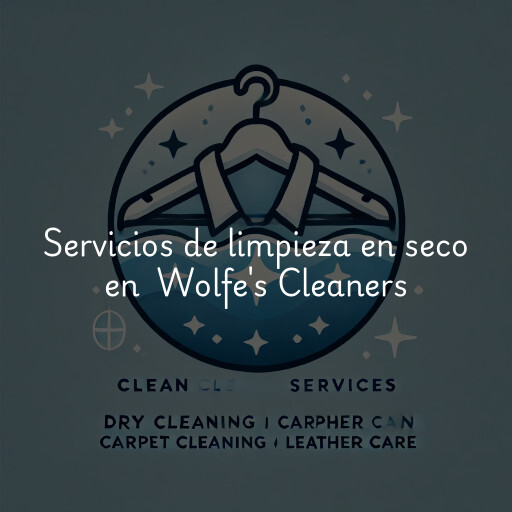 Servicios de limpieza en seco en Wolfe's Cleaners