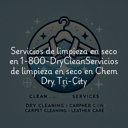 Servicios de limpieza en seco en