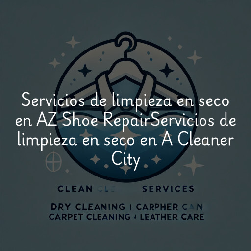 Servicios de limpieza en seco en