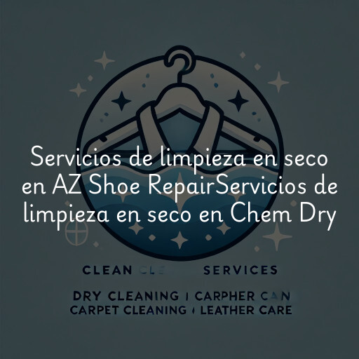 Servicios de limpieza en seco en