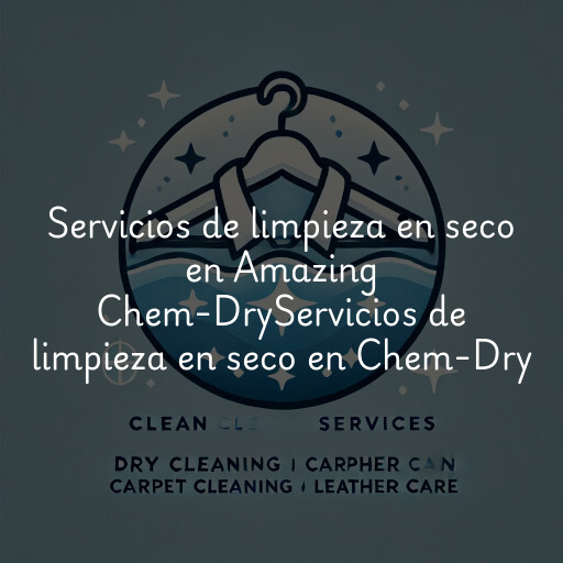 Servicios de limpieza en seco en