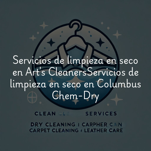 Servicios de limpieza en seco en
