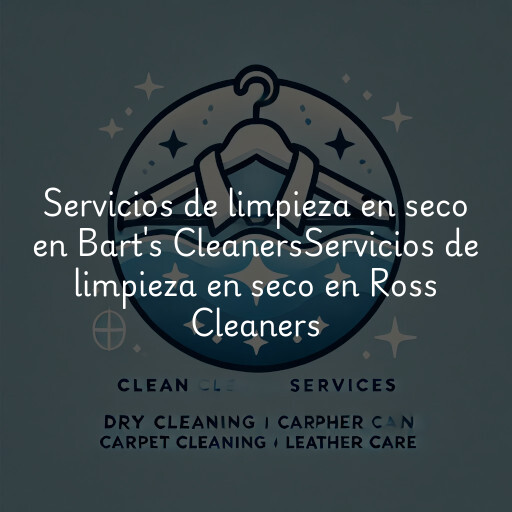 Servicios de limpieza en seco en