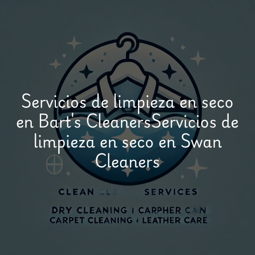 Servicios de limpieza en seco en
