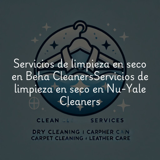Servicios de limpieza en seco en