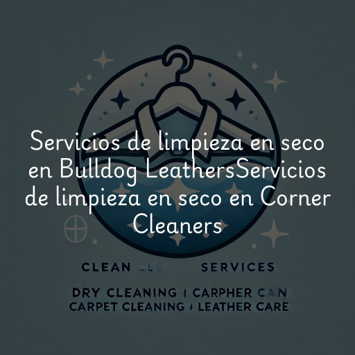 Servicios de limpieza en seco en