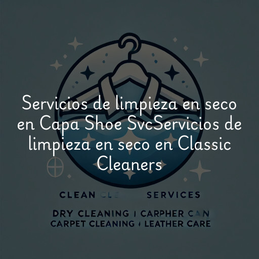 Servicios de limpieza en seco en