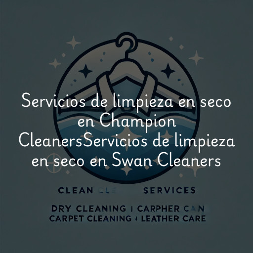 Servicios de limpieza en seco en
