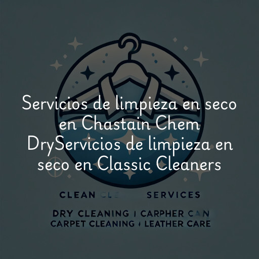 Servicios de limpieza en seco en