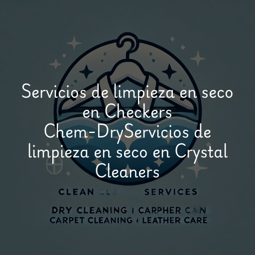 Servicios de limpieza en seco en