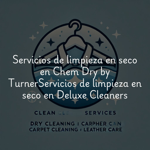 Servicios de limpieza en seco en