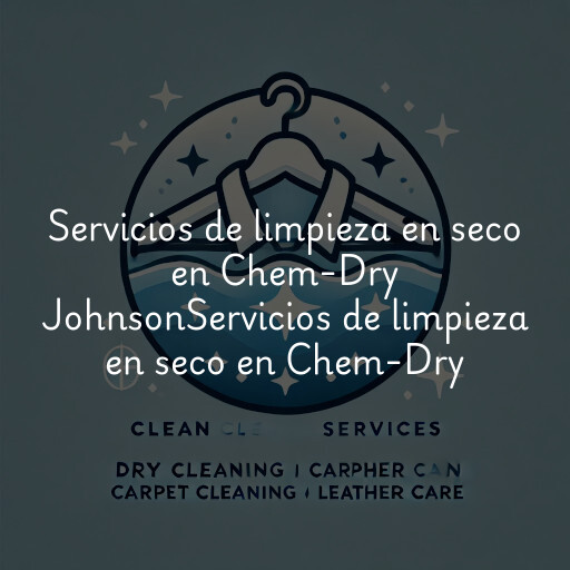 Servicios de limpieza en seco en