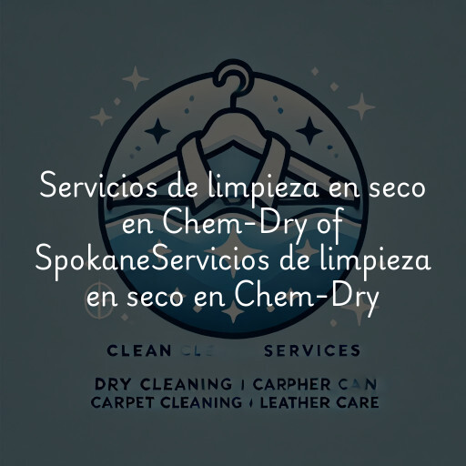 Servicios de limpieza en seco en