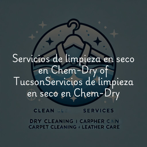 Servicios de limpieza en seco en