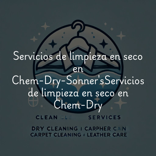 Servicios de limpieza en seco en