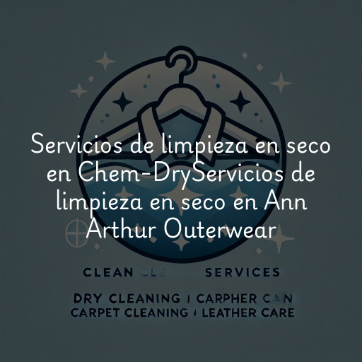 Servicios de limpieza en seco en
